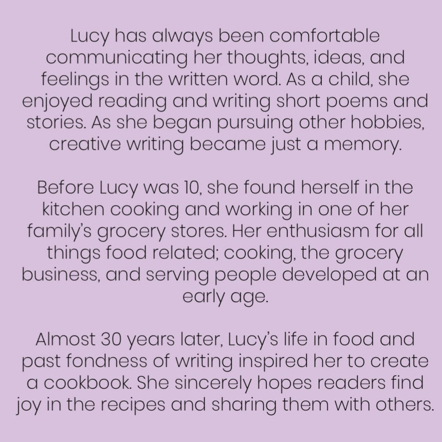 "Lucy Cooks" by Lucy Greer Cheriogotis