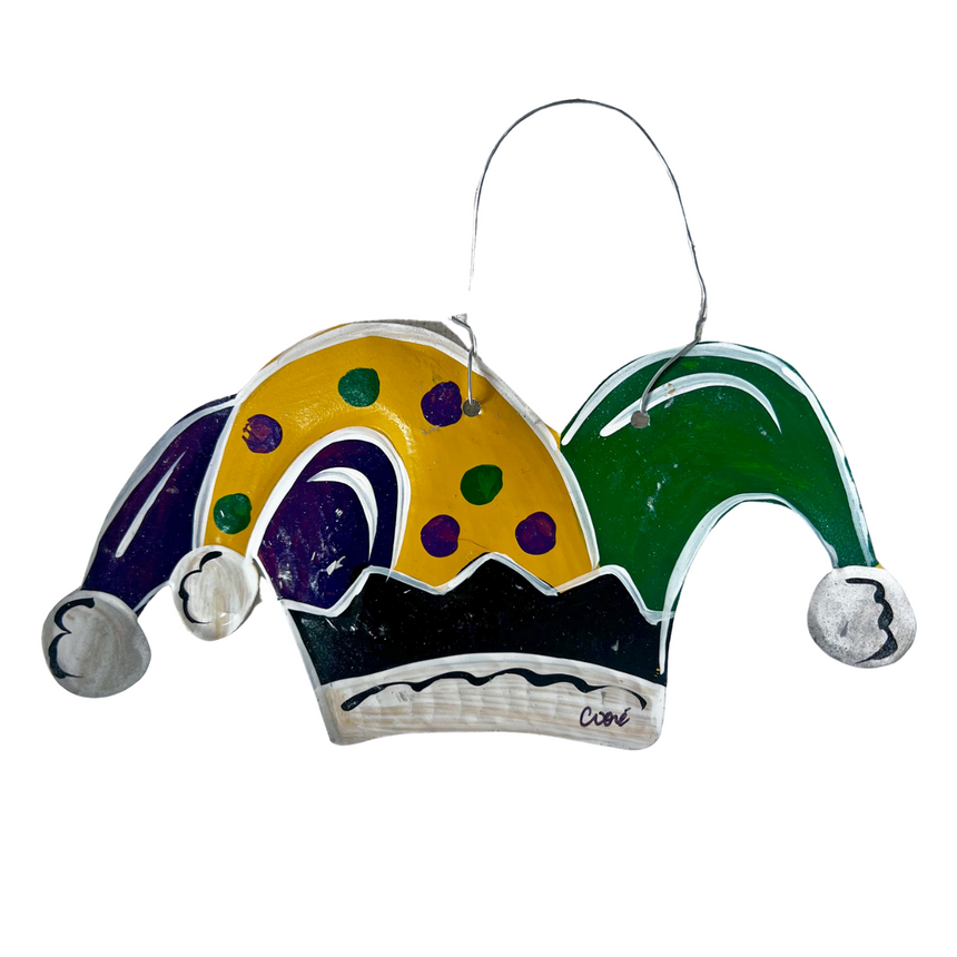 Jester Hat Aluminum Art/Ornament