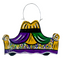 Mardi Gras Float Aluminum Art/Ornament