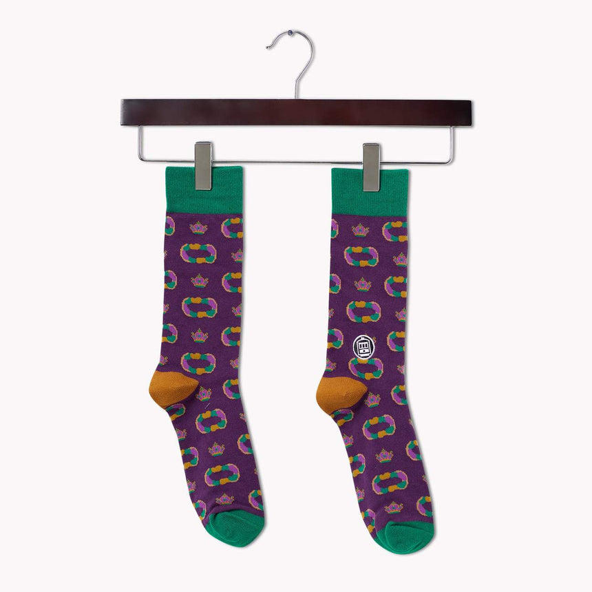 King Cake Socks