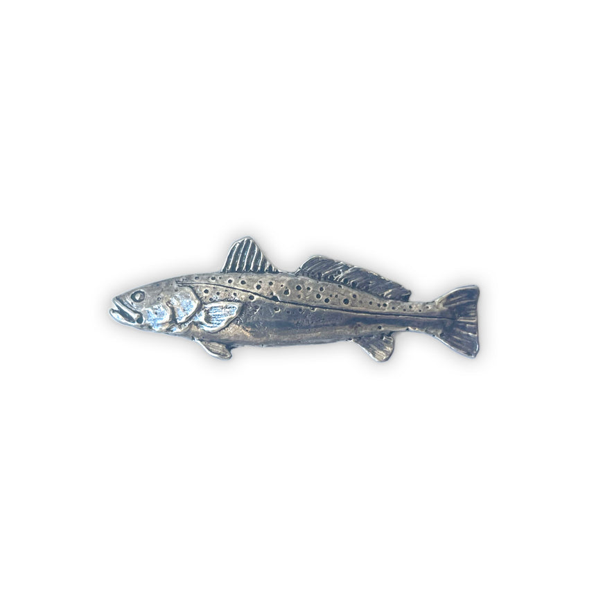 Speckled Trout Handcrafted Pewter Magnet