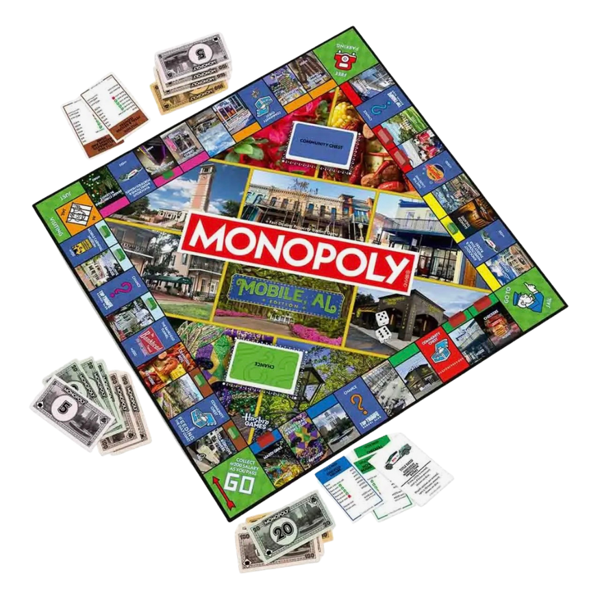 Monopoly Board Game - Mobile, AL Edition