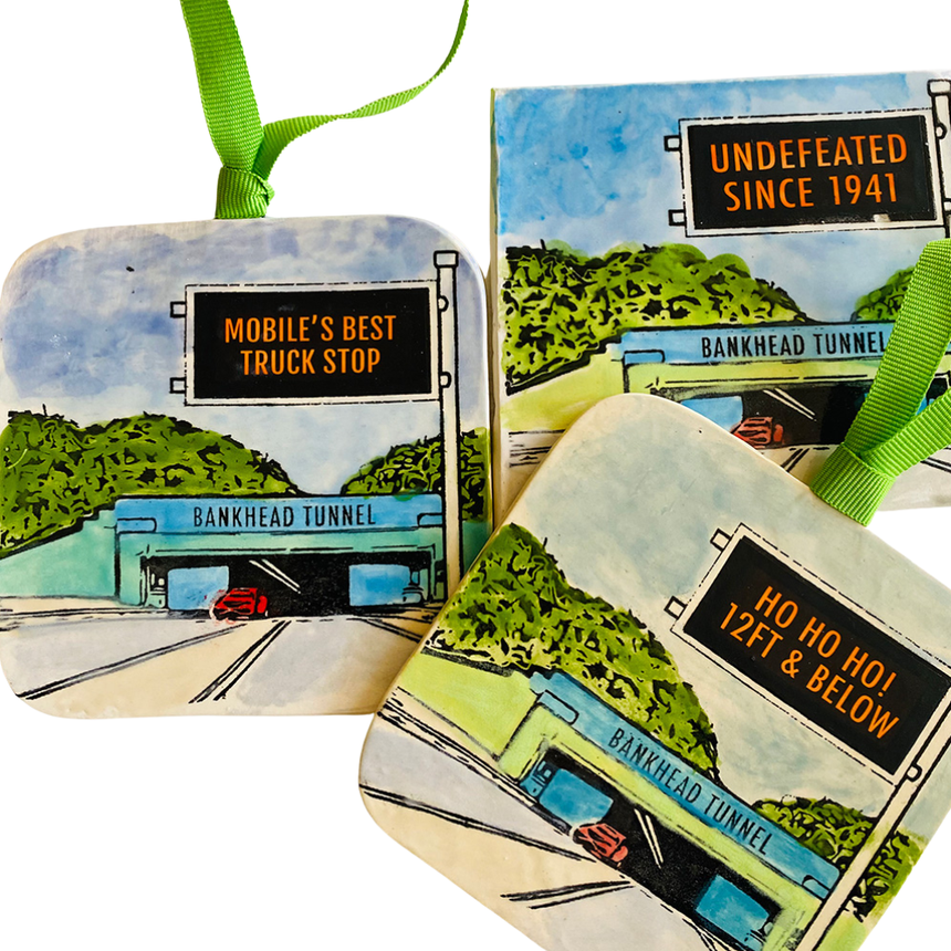 Ceramic Bankhead Tunnel Ornament