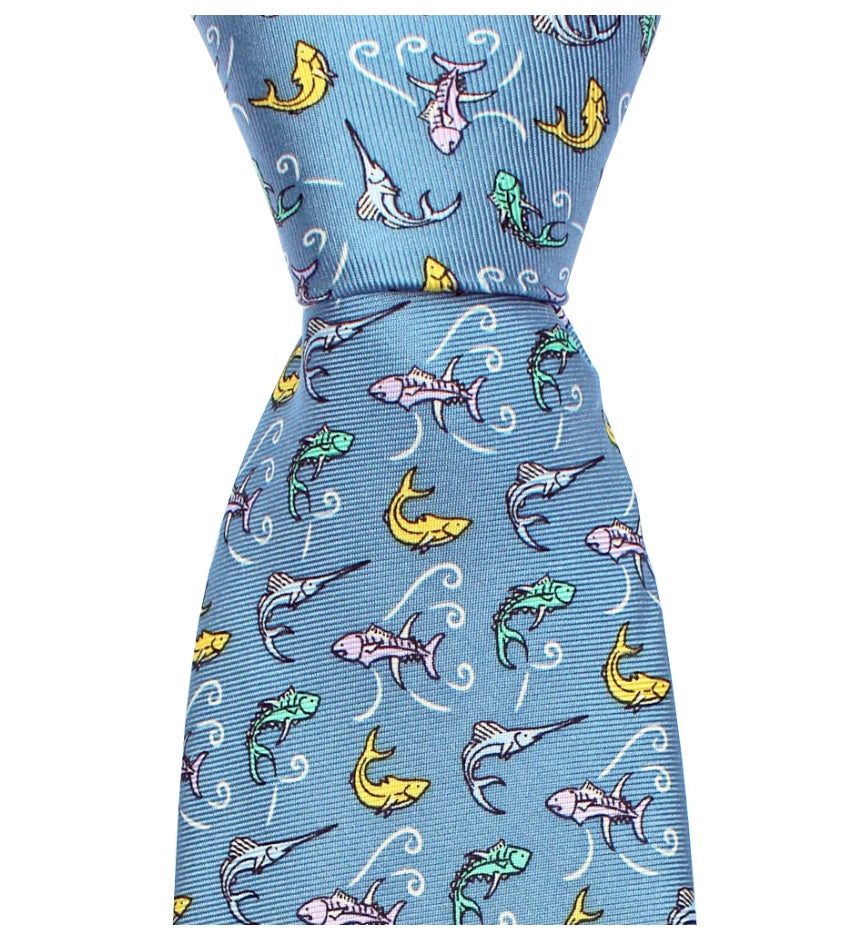 Fish Medley Tie designed by Alex Beard