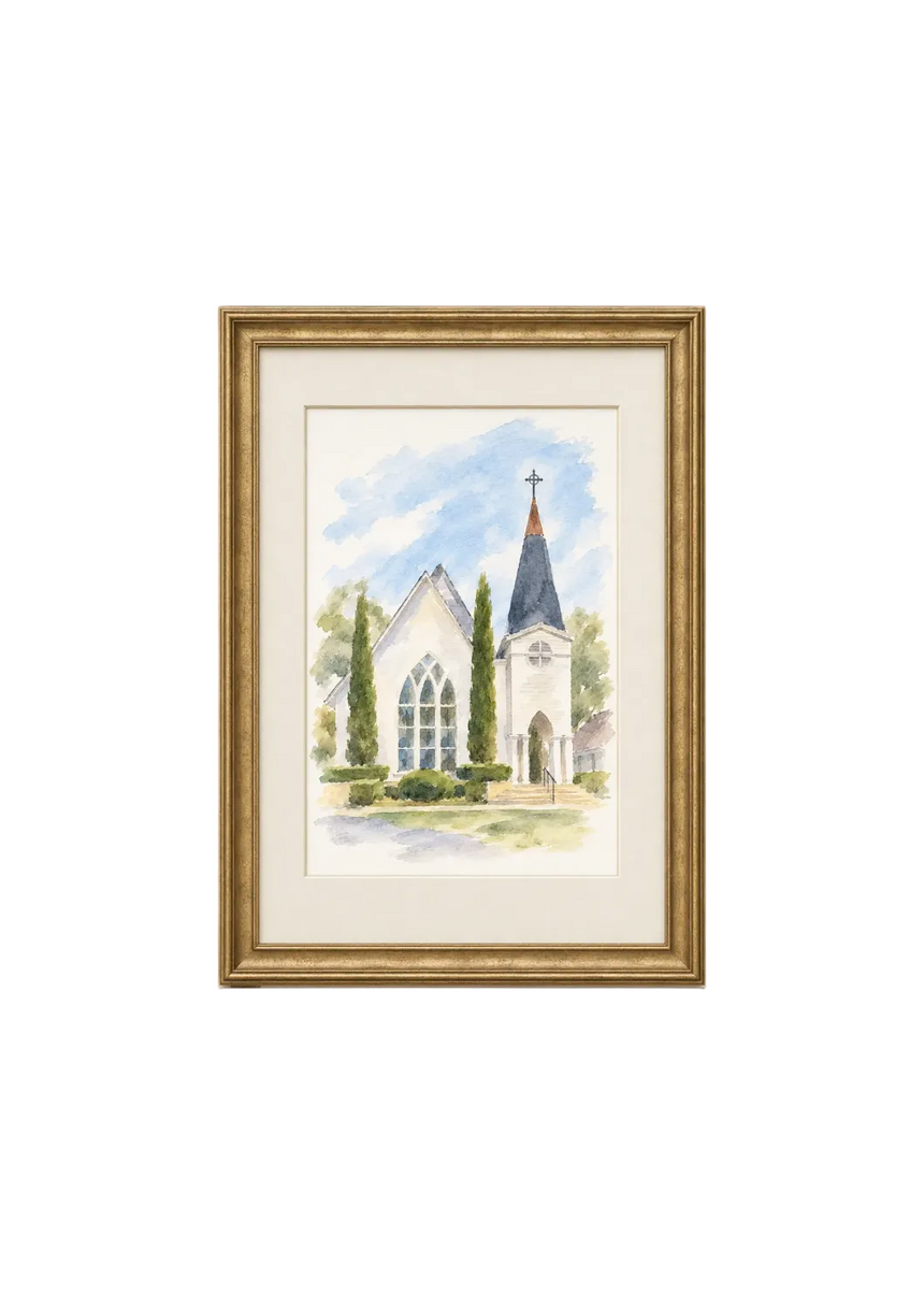St. Francis at the Point Anglican Church Print