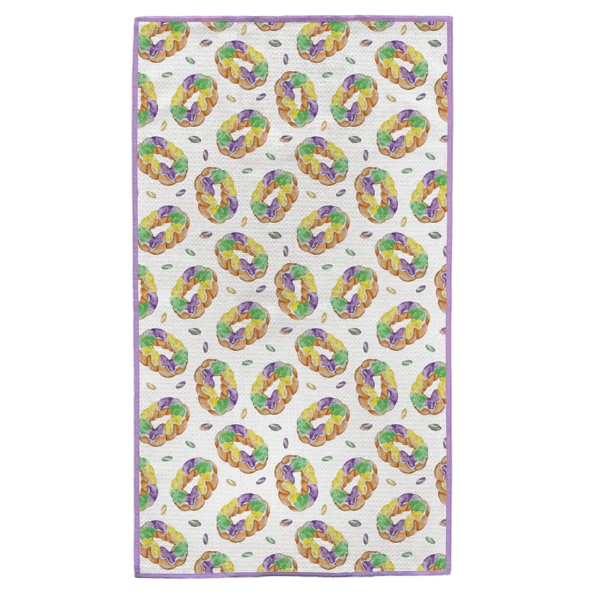 King Cake Kitchen Towel
