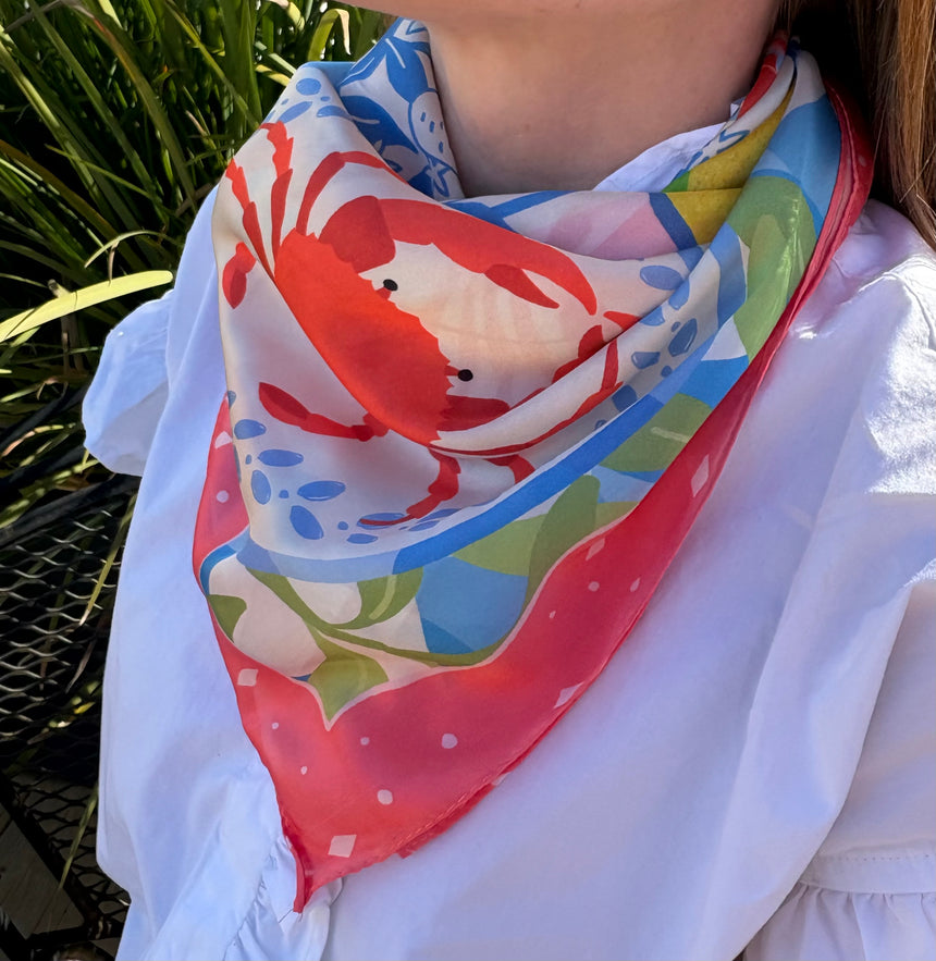 Coastal Vibes Square Scarf