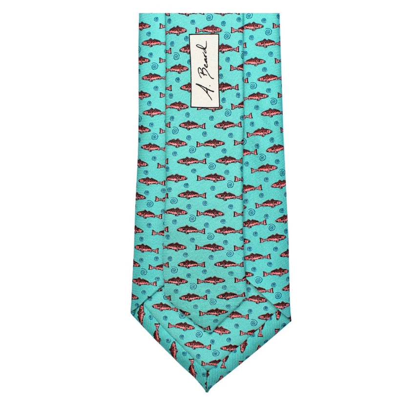 Caribbean Blue Redfish Tie designed by Alex Beard