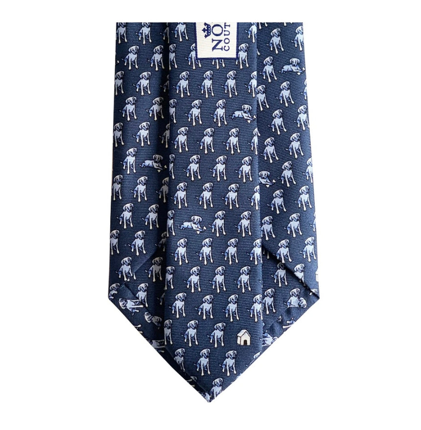 Midnight Navy In The Doghouse Tie