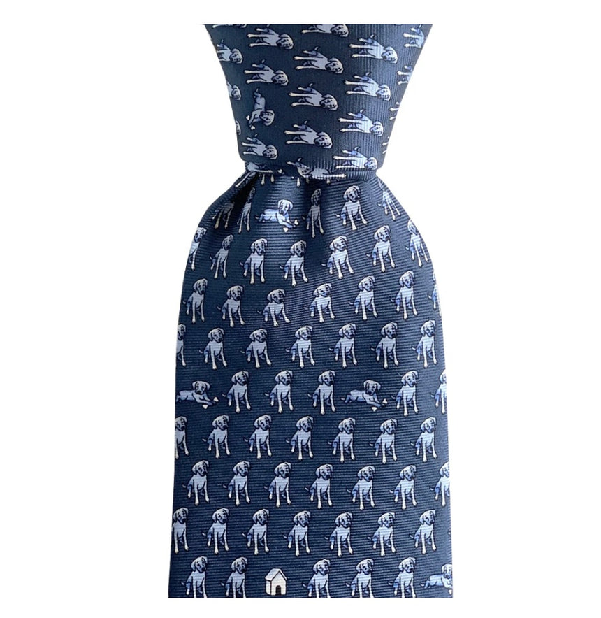 Midnight Navy In The Doghouse Tie