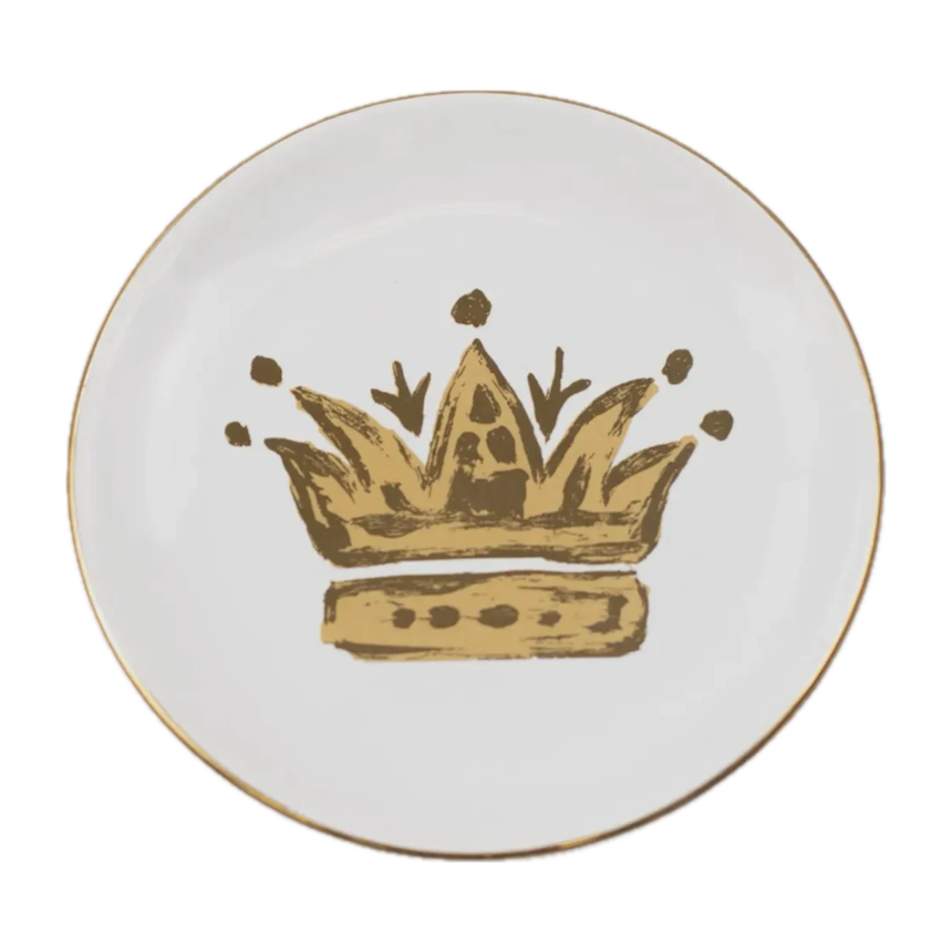 Gold Crown Trinket Dish