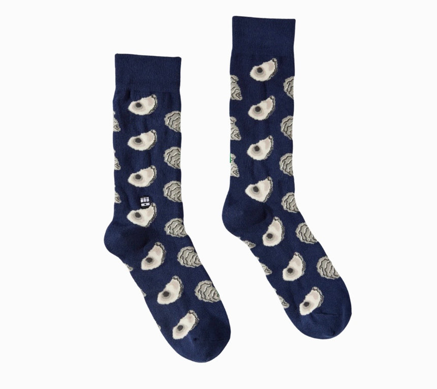 Oyster Socks (Navy Blue)
