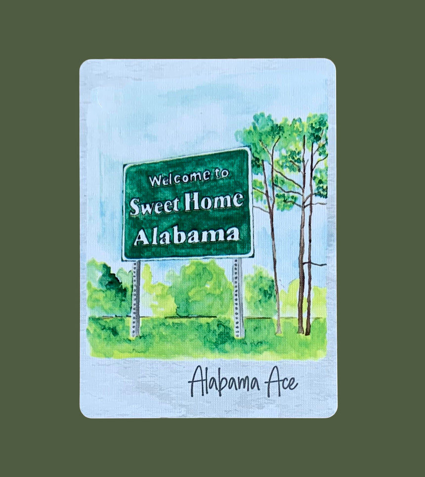 Sweet Home Alabama Ace Playing Cards