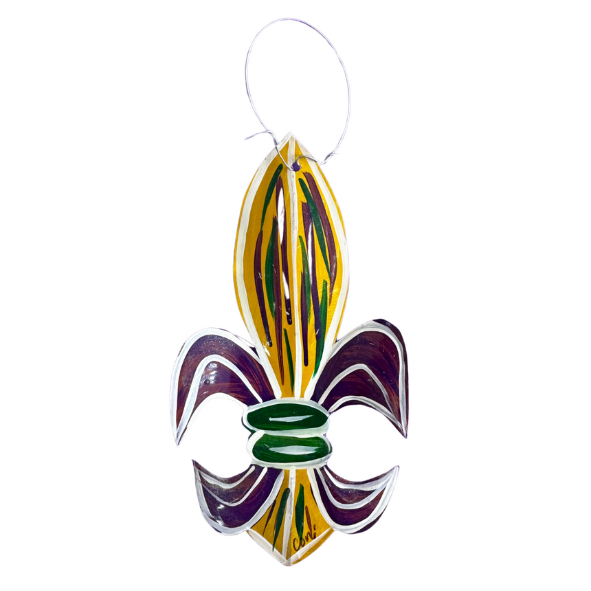 Fleur De Lis Aluminum Art/Ornament