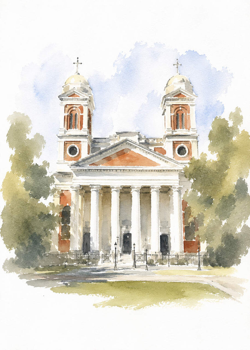 Cathedral-Basilica of the Immaculate Conception Print