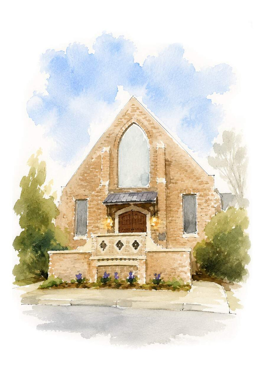 Ashland Place Methodist Church Print
