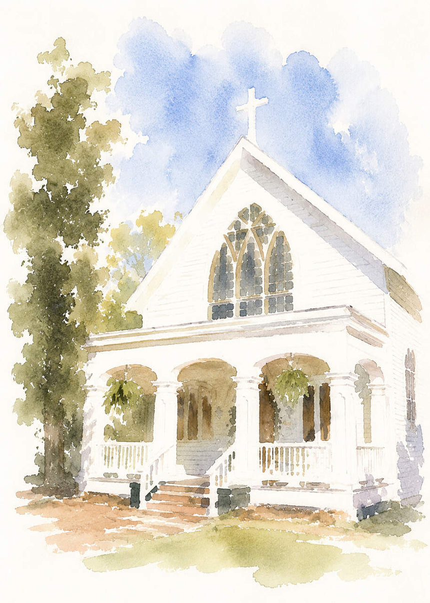Sacred Heart Catholic Church Print