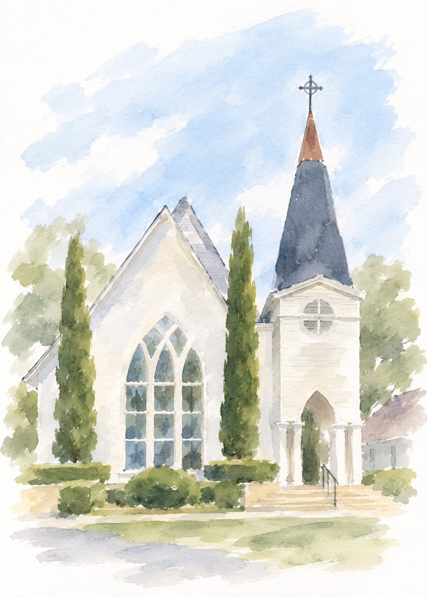 St. Francis at the Point Anglican Church Print