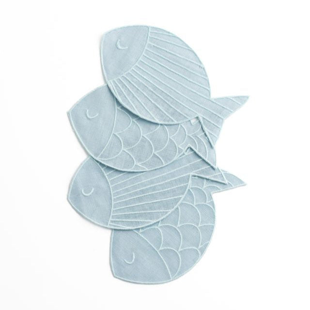 Sardine Cocktail Napkins (set of 4)