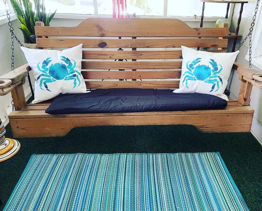 Crab pillow cover