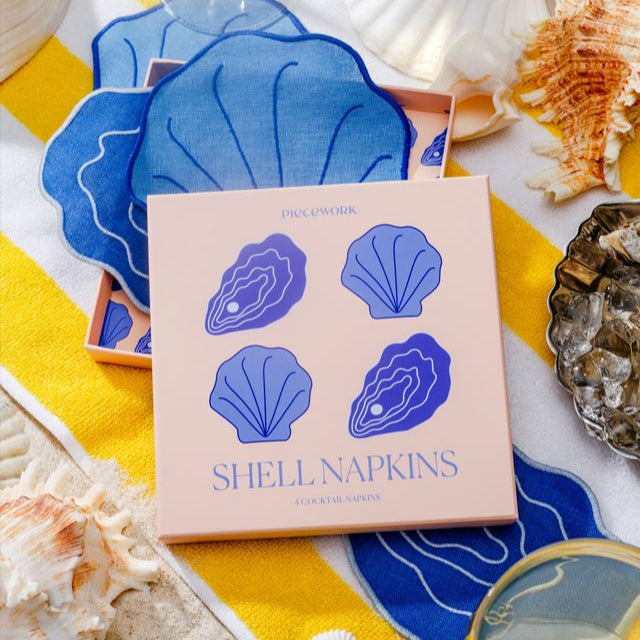 Shell Cocktail Napkins (set of 4)