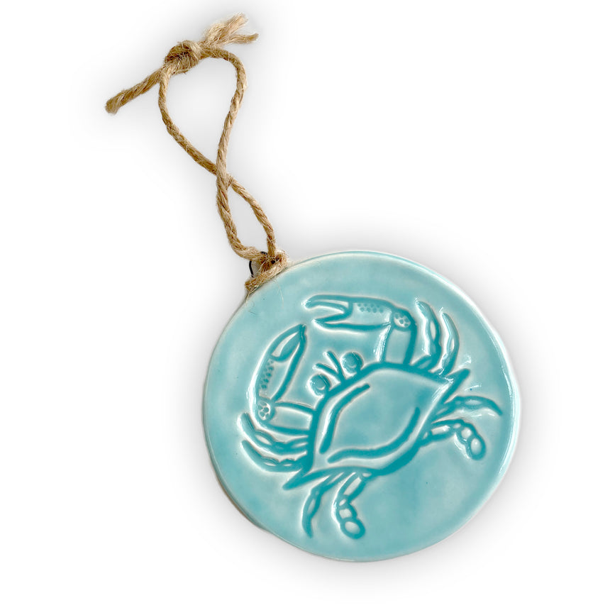 Ceramic Crab Ornament