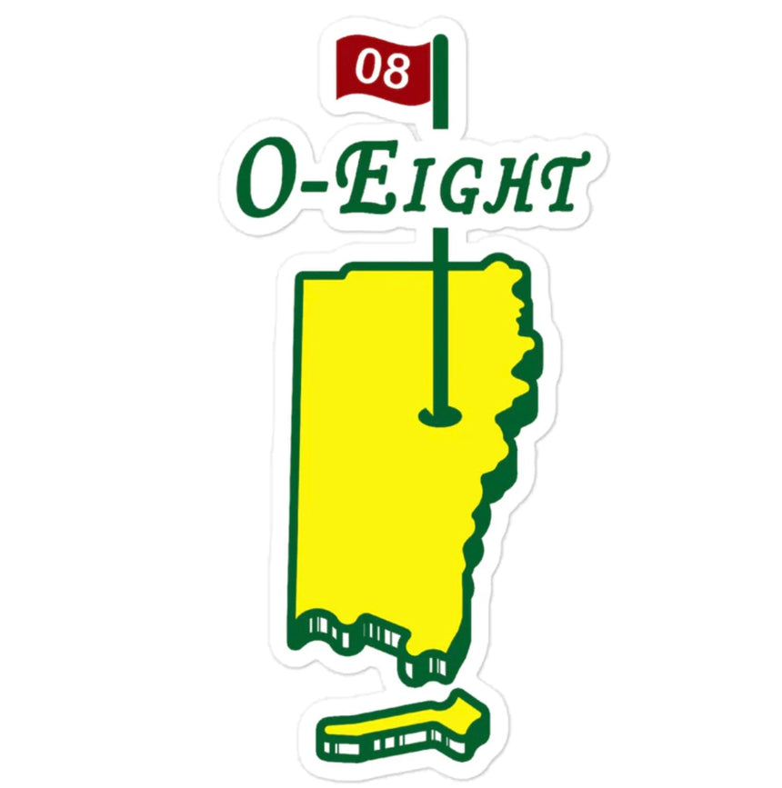 "0-Eight" Sticker