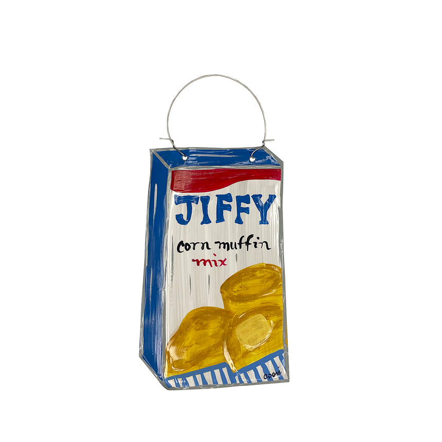 Jiffy Corn Muffin Aluminum Art/Ornament