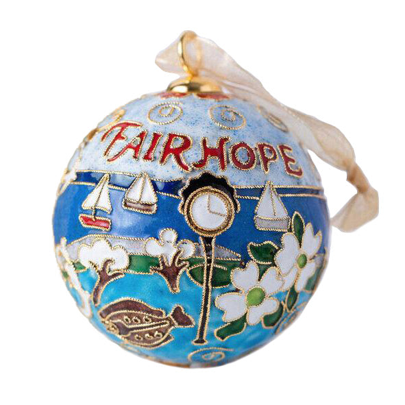 Fairhope Crest Cloisonné Ornament
