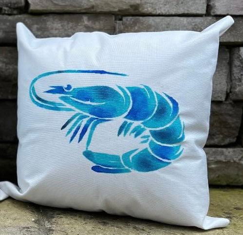 Shrimp Pillow Cover