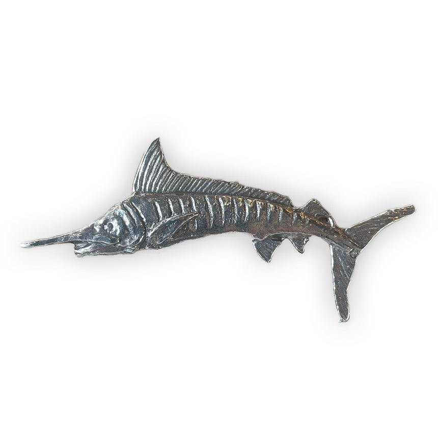 Marlin Handcrafted Pewter Lapel Pin